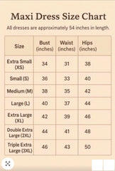 Aqua Garden Maxi Dress