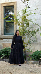 Noir Elan Tiered Dress