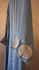Azure Grace Embroidered Abaya