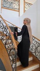 Black Grace Lace Abaya