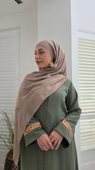 Olive Grace Lace Abaya
