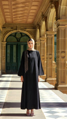 Noir Embroidered Stylish Abaya