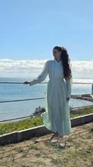 Soft Mint Tiered Dress