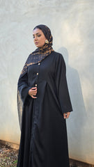 Noir Pleatline Abaya