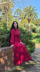 Scarlet Tiered Dress