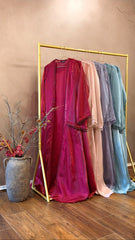 Rose Crystal Abaya Set