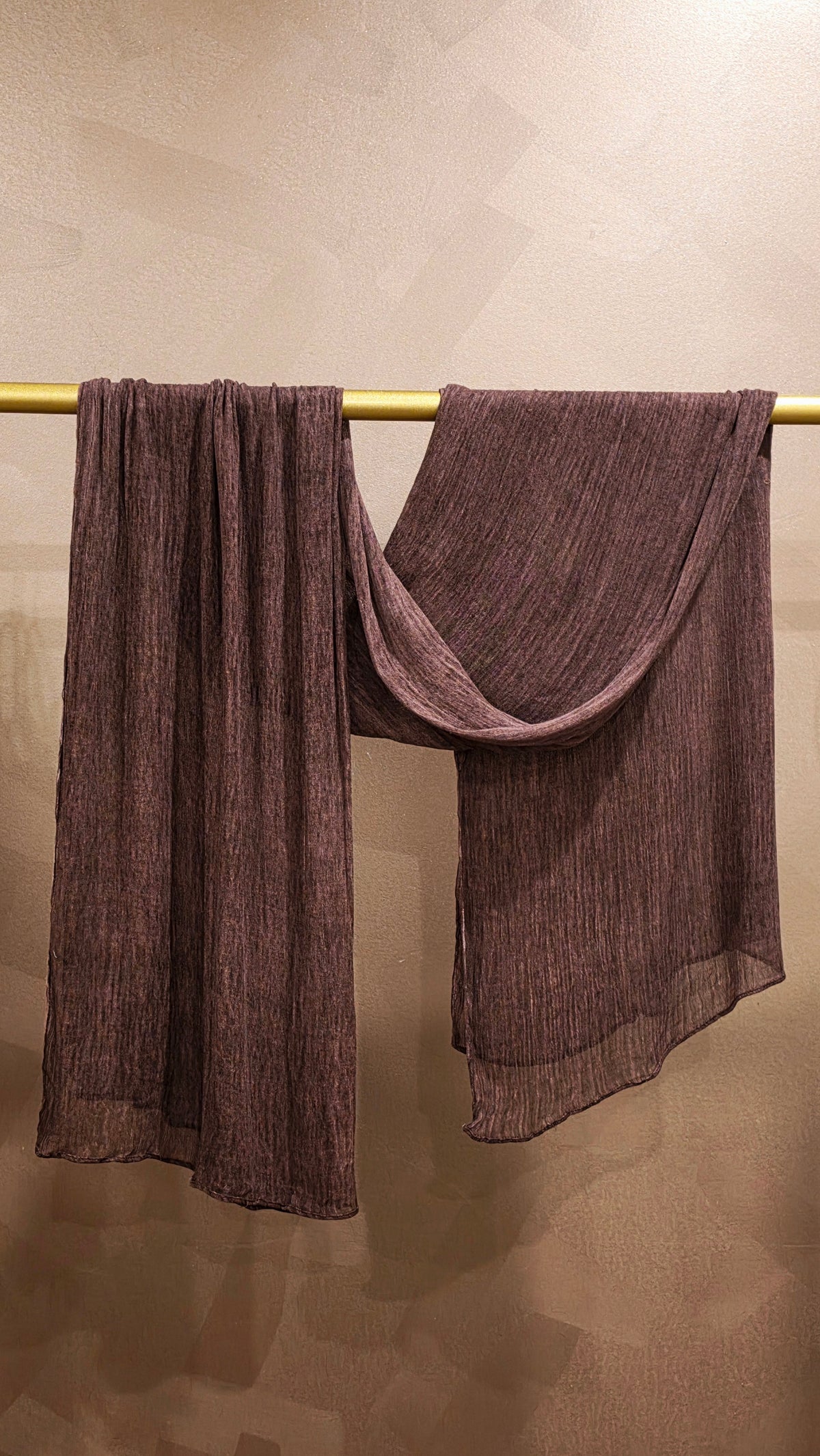 Muted Fig Crinkle Rayon Hijab